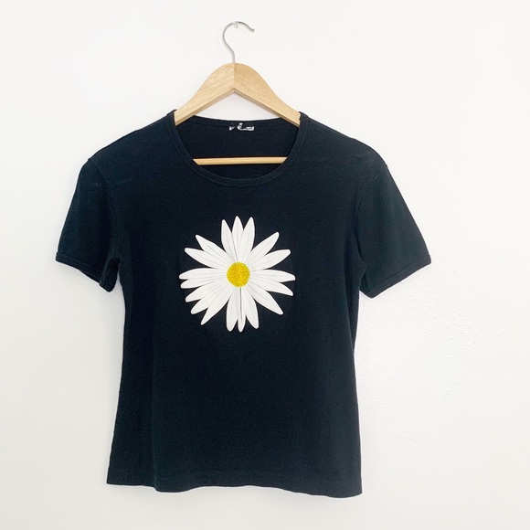 Vintage 90s Daisy  T- Shirt - Picture 1 of 5